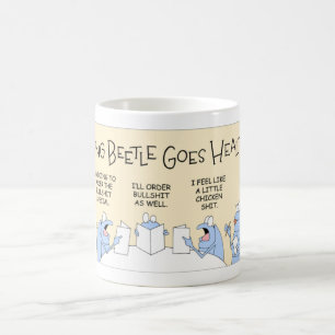 Den sunda dyngaskalbaggen kaffemugg