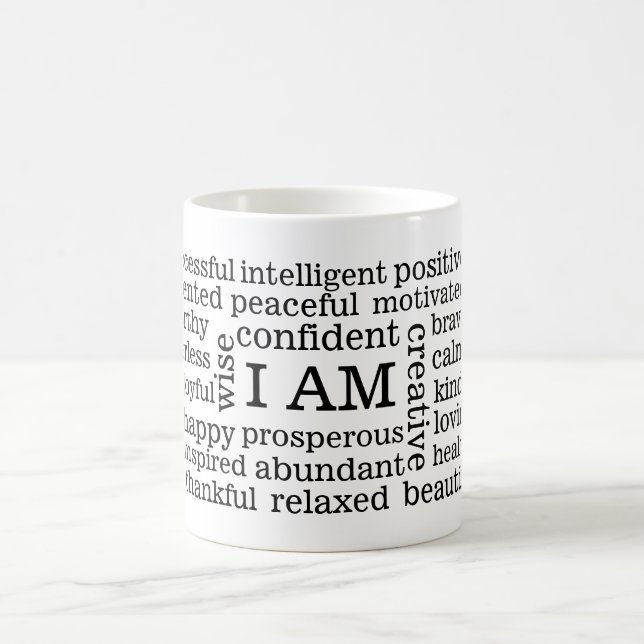 Den sunda själven avbildar realitetbekräftelser kaffemugg (Center)