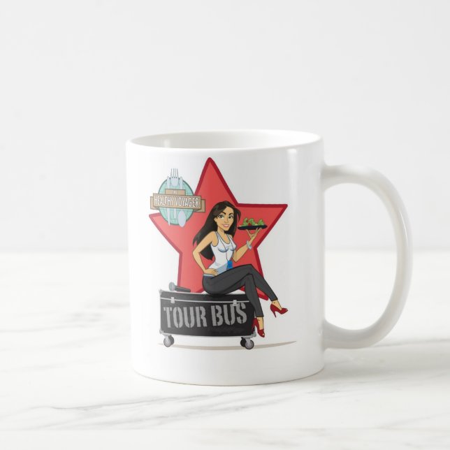 Den sunda voyageren turnerar bussmuggen kaffemugg (Höger)