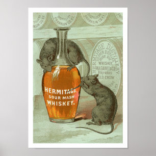 Den sura eremitboningen mosar Whiskeyannonsen med Poster