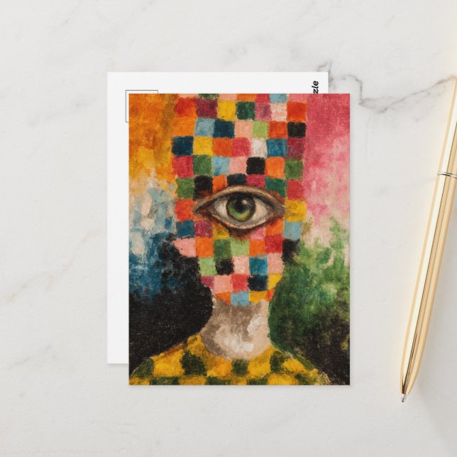 Den Surreala inre Öga Vykort (Fram/Back In Situ)