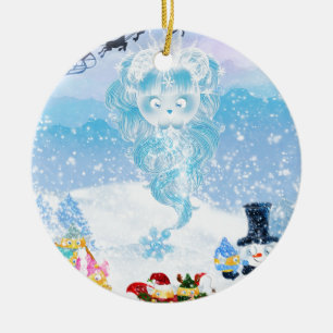 Den Suzy snowflaken är kommande till townen! Julgransprydnad Keramik