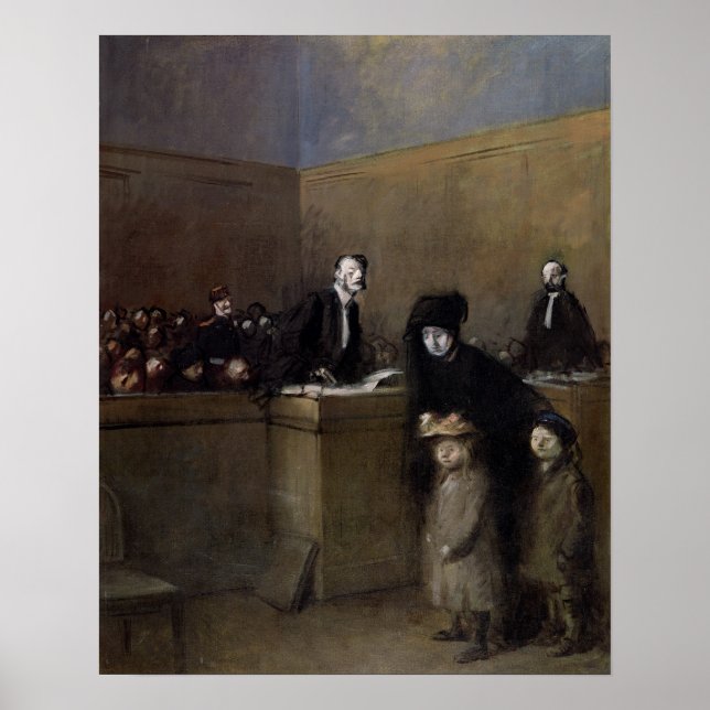 Den svaga och förtryckta, 1910 poster (Framsidan)