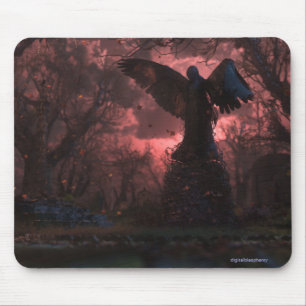 Den svart ängeln Mousepad Musmatta