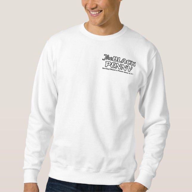 Den svart encentmynttröjan - tända sweatshirt (Framsida)
