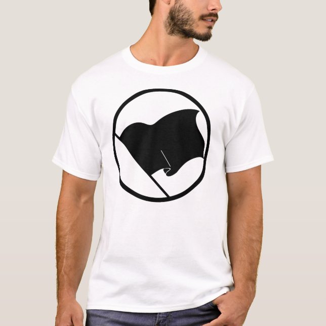 Den svart flaggaT-tröja Tee Shirt (Framsida)