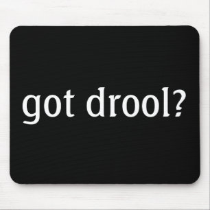 Den svart har dreglar? Mousepad Musmatta