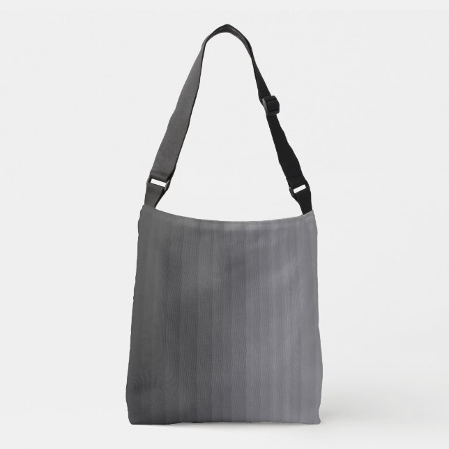 Den svart lodrät bleknar axelväska (Framsida)