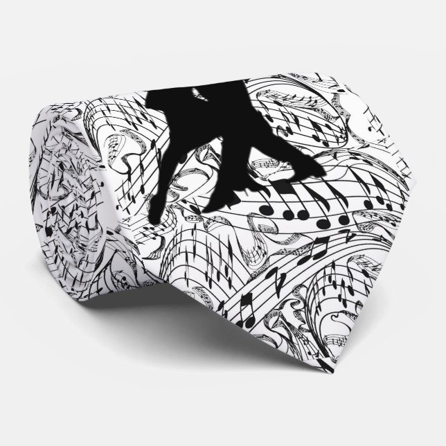 DEN SVART MUSIK NOTER MED DANS KOPPLAR IHOP SLIPS (Rullad)