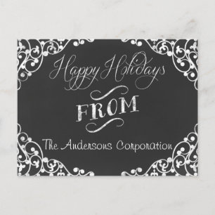 den svart tavlan semestrar företags hälsningvykort helg vykort