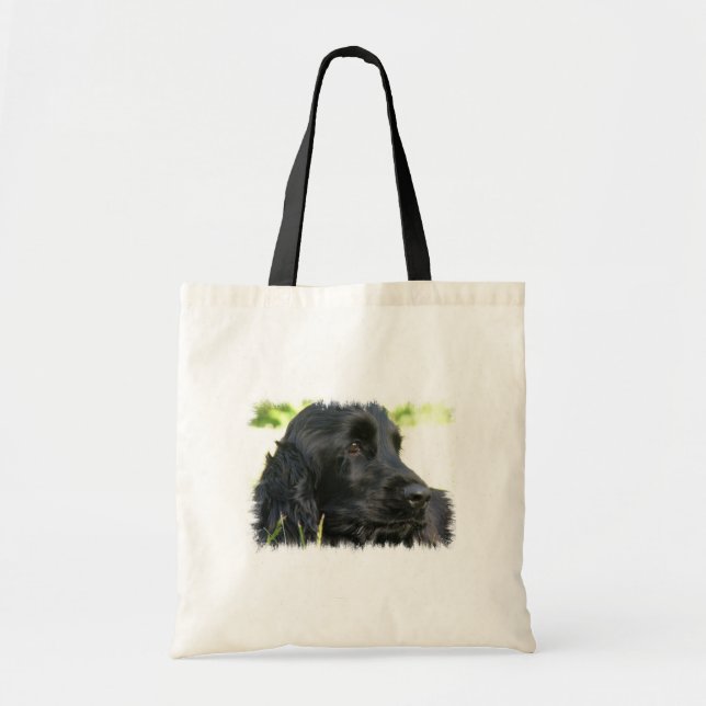 Den svart totot för cockerspanielSpanielhund Tygkasse (Framsidan)