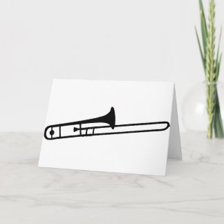 den svart trombonen instrumenterar symbolen kort
