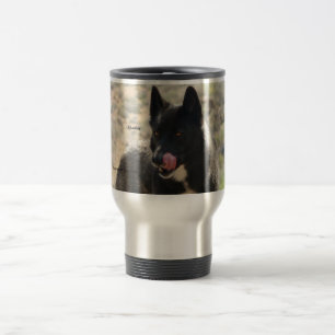 Den svart vargen reser/pendlaremuggen resemugg