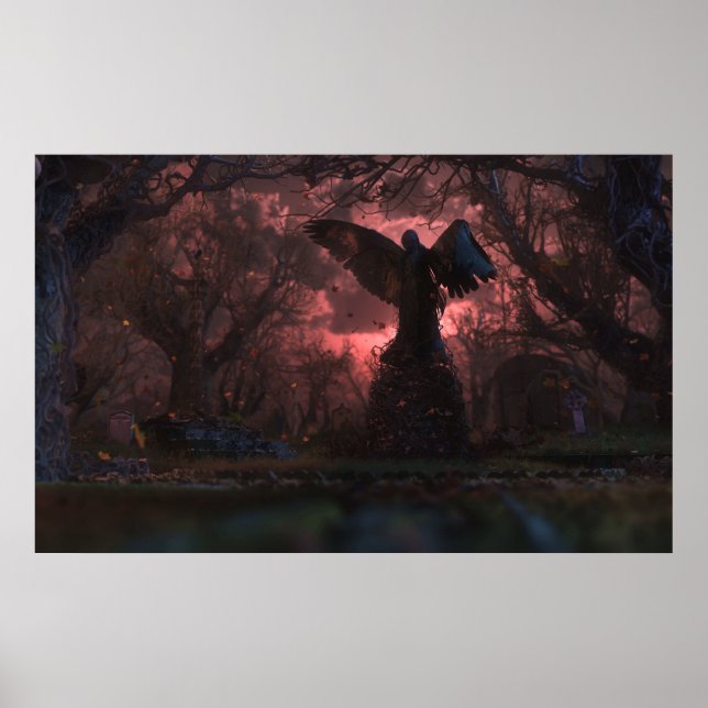 Den svarta ängeln poster (Framsidan)