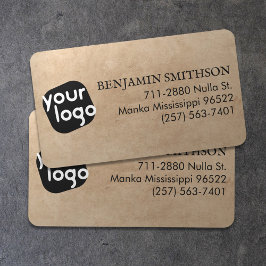 Den svarta Anpassningsbarna Beige med enkel och mi Visitkort