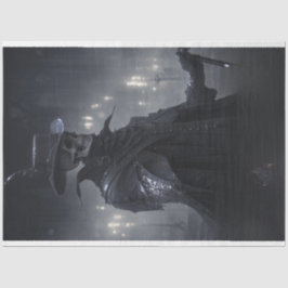 Den svarta, dolda skeletondecoupage för gotisk Vin