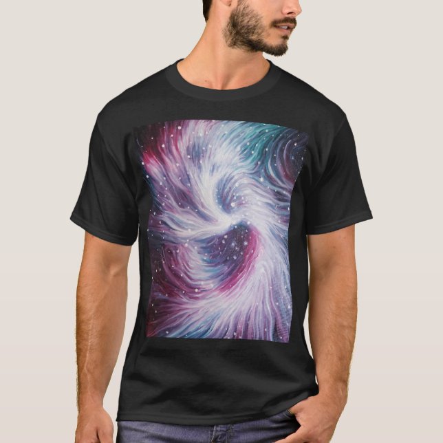 Den svarta hål i centrum av vår galaxi t shirt (Framsida)