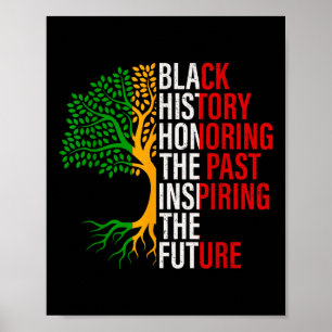 Den svarta historien i Träd är amerikansk Histo Poster