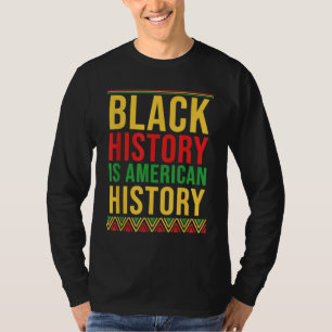 Den svarta historien om BHM Gift Black är Amerikan T Shirt