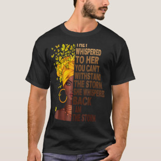 Den svarta historiens månad Afrikas kvinna Afro I T Shirt