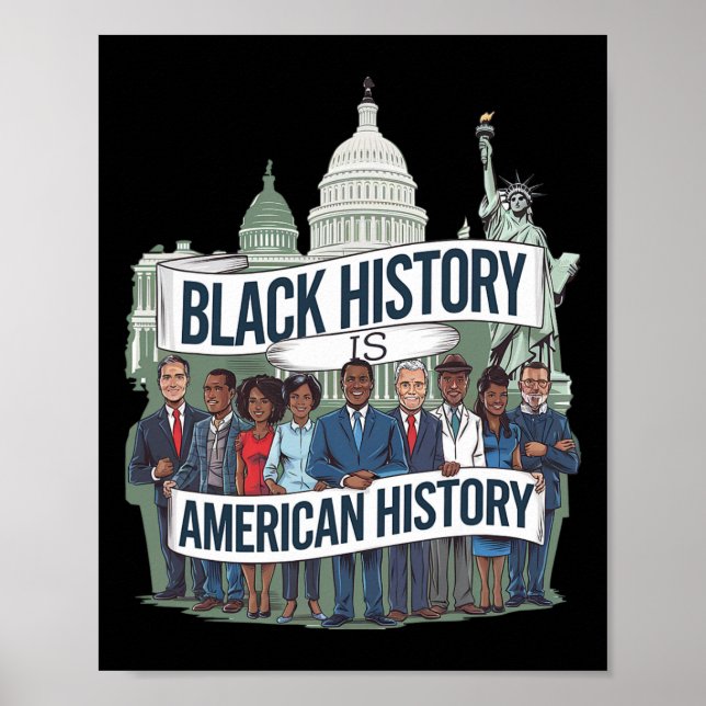 Den svarta historiken för empowerdiversity är amer poster (Framsidan)