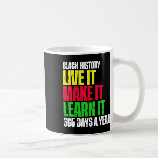 Den svarta historikmånaden Live IT-upplevelsen gör Kaffemugg (Höger)