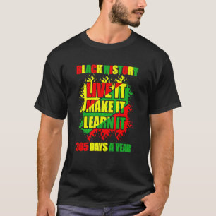 Den svarta historikmånaden Live IT-upplevelsen gör T Shirt