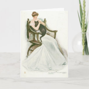 Den svarta katten är en häxa kort