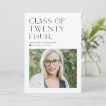 Den svarta klassen 2024 Modern Minimalist Studente