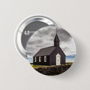 Den svarta kyrkan i Budir, Islandet Knapp