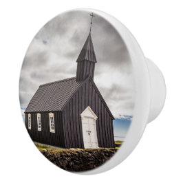 Den svarta kyrkan i Budir, Islandet Knopp