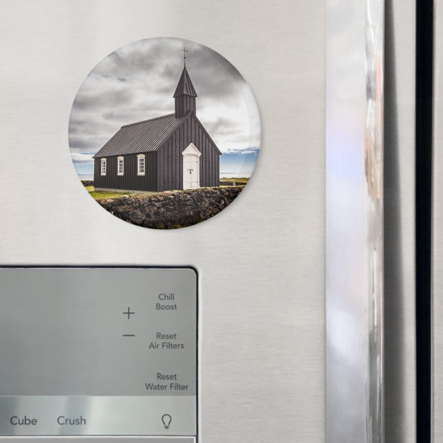 Den svarta kyrkan i Budir, Islandet Magnet (In Situ (Fridge))