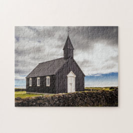 Den svarta kyrkan i Budir, Islandet Pussel