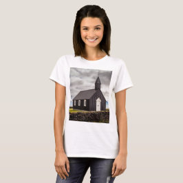 Den svarta kyrkan i Budir, Islandet T Shirt