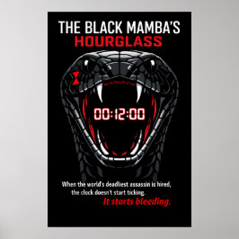 Den svarta mambans timglas poster
