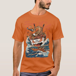 Den svarta Underbaren Ramen T Shirt