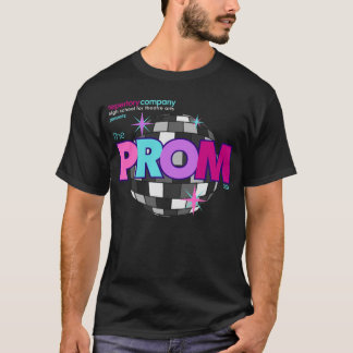 Den svarta unisex T-Shirten för studentenbalen T Shirt