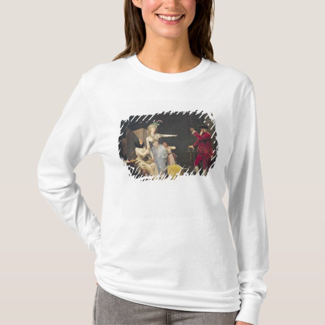 Den svartsjuka gamal man, 1791 tee shirt (Framsida)