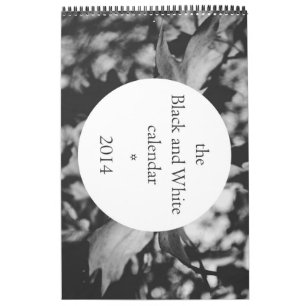 den svartvita Calendar*2104en Kalender