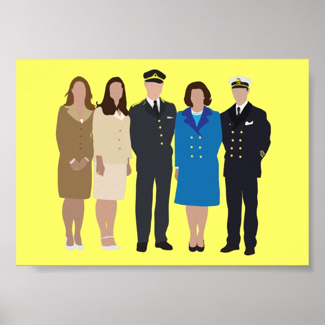 Den svenska Kungafamiljen Poster (Framsidan)
