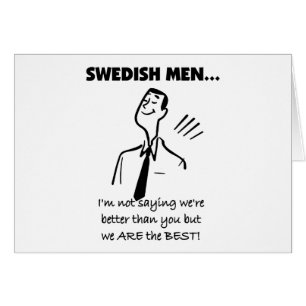 Den svenska manar är bäst hälsningskort