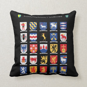 Den svenska vapenskölden kudder kudde