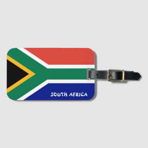 Den syd-Afrika nationella Flagga Patriotic Bagagebricka