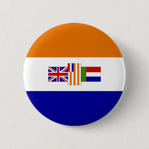 Den Sydafrika flagga knäppas Knapp