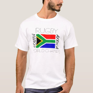 Den Sydafrika Rugbyvärlden tuggar ljudlig skjortan T Shirt