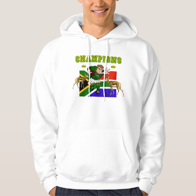 Den Sydafrika världen kämpar för Rugby Sweatshirt (Framsida)