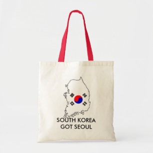 Den Sydkorea harSeoul totot hänger lös Tygkasse