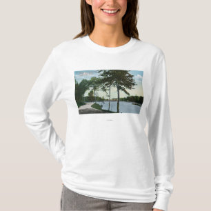 Den sydliga blvden beskådar av Central Park och T-shirt