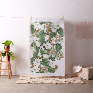 Den sydliga magnoliaen blommar blom- lövtyg tyg