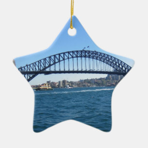 Den Sydney hamnen överbryggar Julgransprydnad Keramik